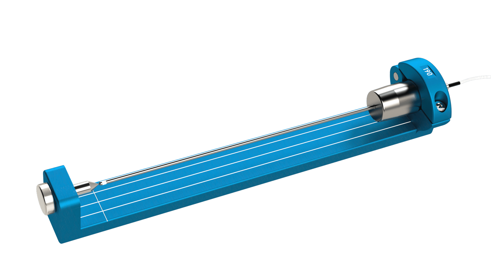 needle straightness tester blue