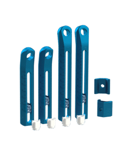 head post with extension blue